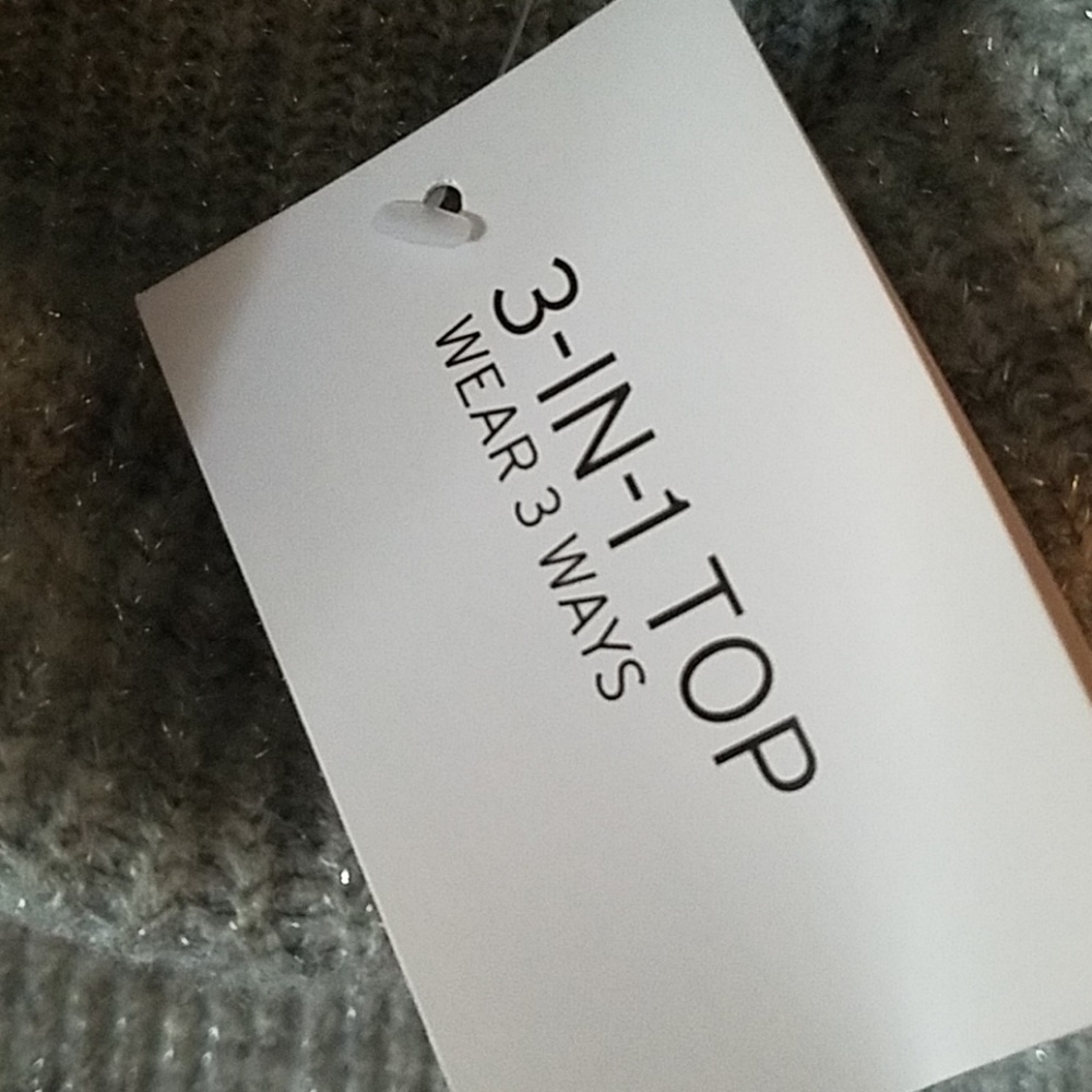 Caslon Cowl Neck Sweater 3-in-1Top - Picture 5 of 7